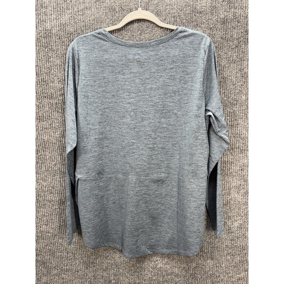 Eddie Bauer Resolution Tunic Tee Top Womens Large Blue Long Sleeve Wicking NEW - Picture 4 of 11